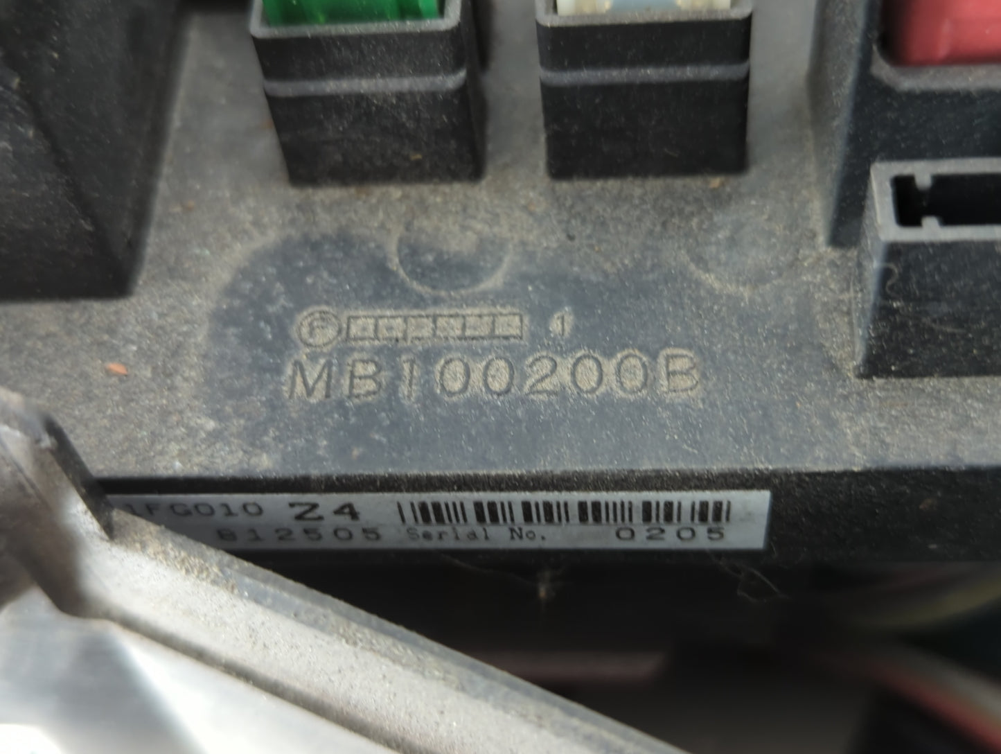 2009 Subaru Forester Fusebox Fuse Box Panel Relay Module P/N:MB100200B Fits Fits 2008 2010 2011 OEM Used Auto Parts - Oemuse