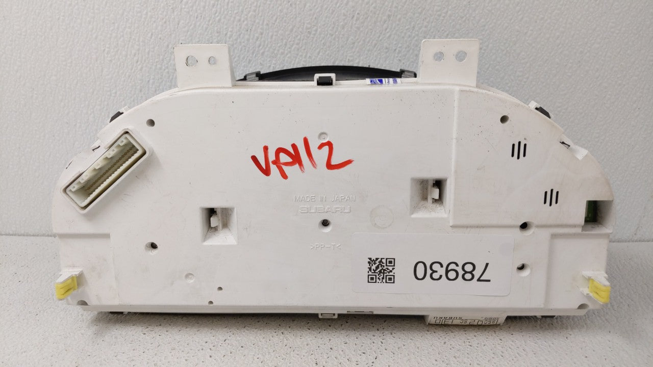 2009 Subaru Forester Instrument Cluster Speedometer Gauges P/N:85002SC130 Fits OEM Used Auto Parts - Oemusedautoparts1.com