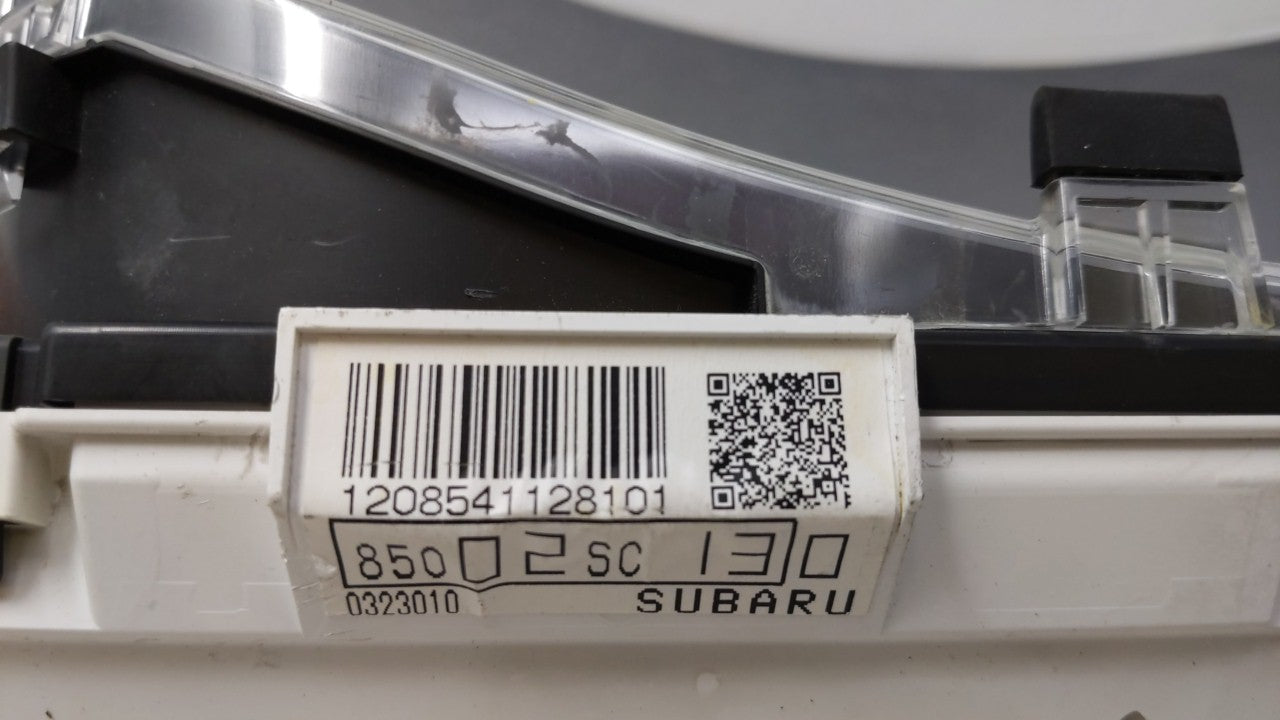 2009 Subaru Forester Instrument Cluster Speedometer Gauges P/N:85002SC130 Fits OEM Used Auto Parts - Oemusedautoparts1.com