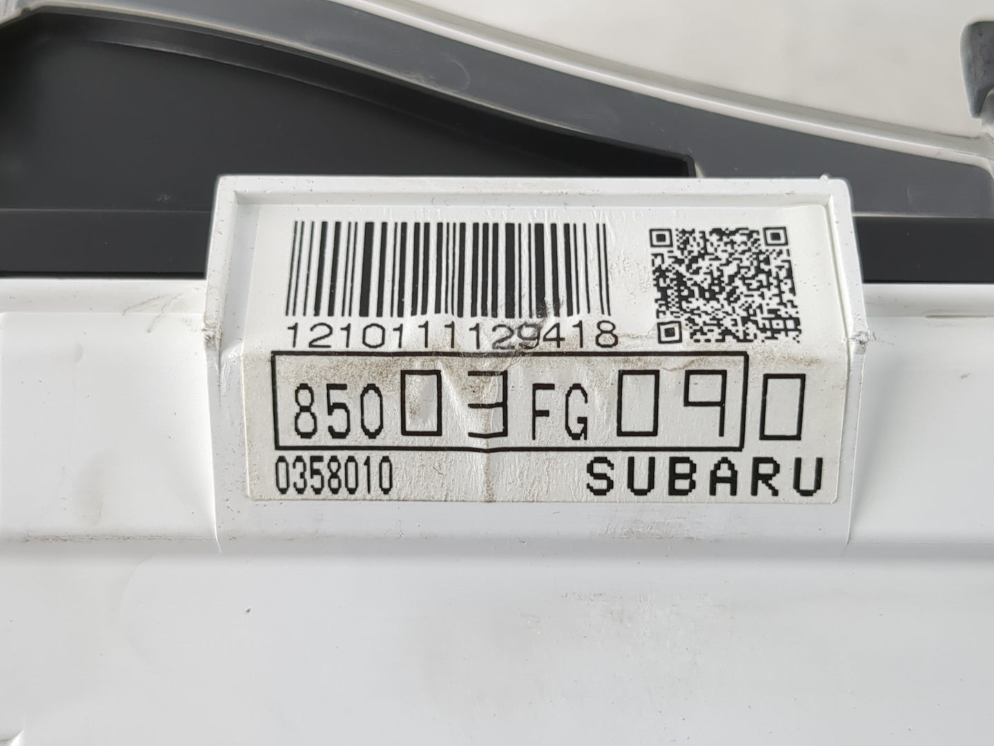 2009 Subaru Impreza Instrument Cluster Speedometer Gauges P/N:85003FG090 Fits OEM Used Auto Parts - Oemusedautoparts1.com