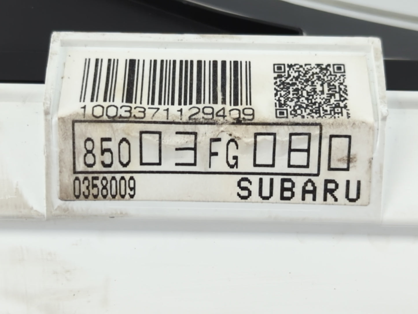 2009 Subaru Impreza Instrument Cluster Speedometer Gauges Fits OEM Used Auto Parts - Oemusedautoparts1.com