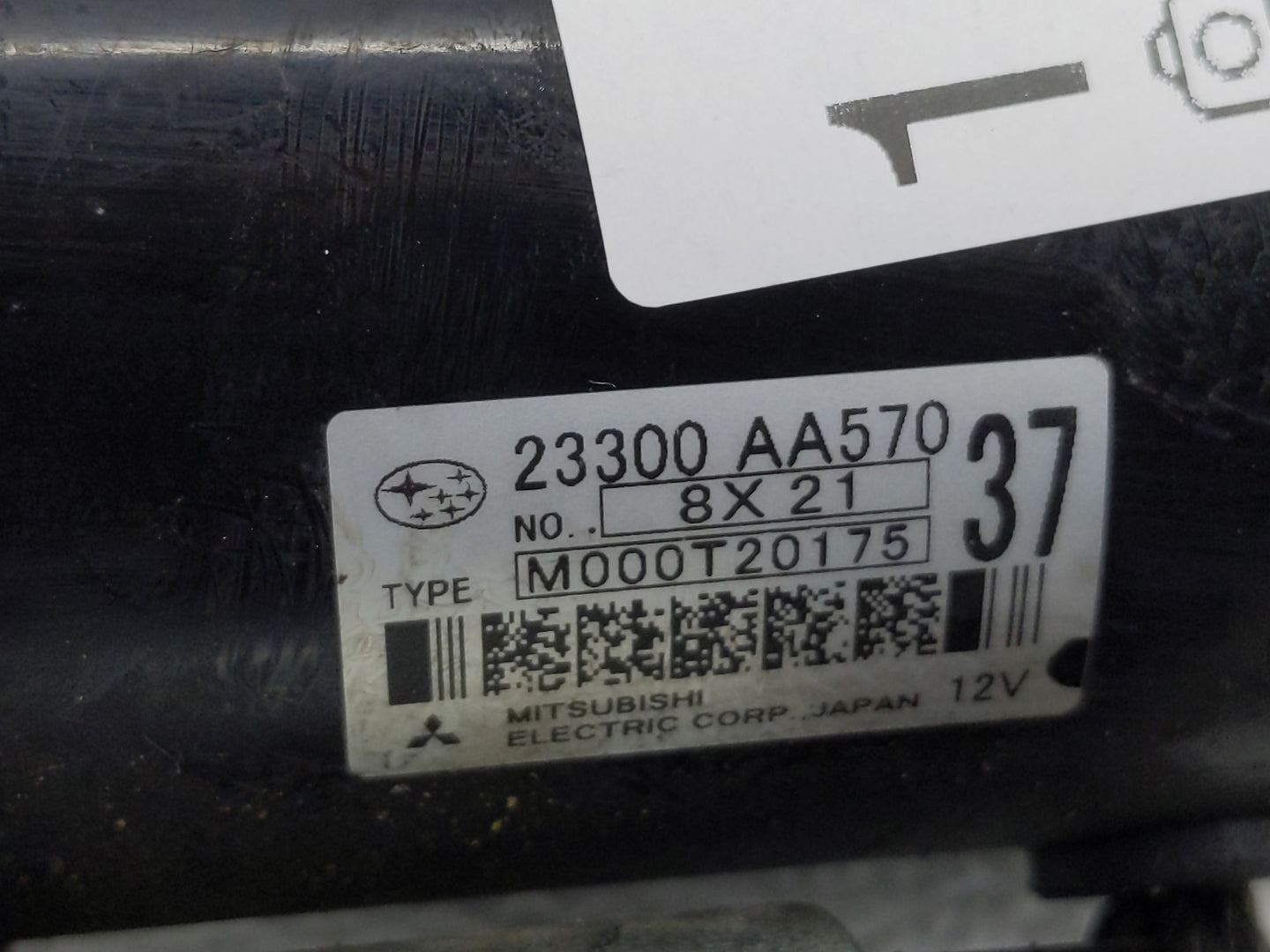 2008-2011 Subaru Impreza Car Starter Motor Solenoid OEM P/N:23300 AA570 Fits OEM Used Auto Parts - Oemusedautoparts1.com