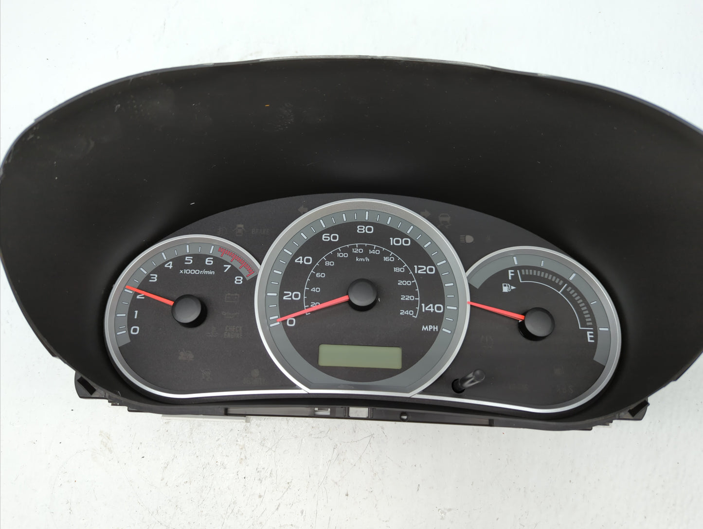 2009 Subaru Impreza Instrument Cluster Speedometer Gauges P/N:85003FG080 Fits OEM Used Auto Parts - Oemusedautoparts1.com