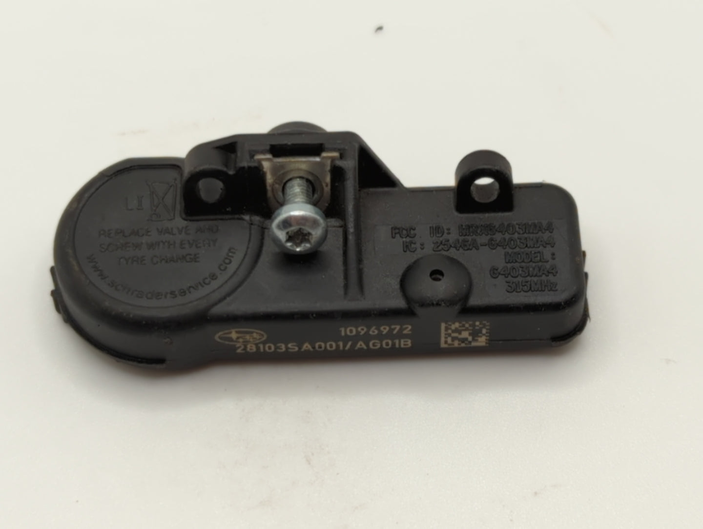 2009 Subaru Impreza Tire Pressure Monitoring System Sensor Tpms - Oemusedautoparts1.com