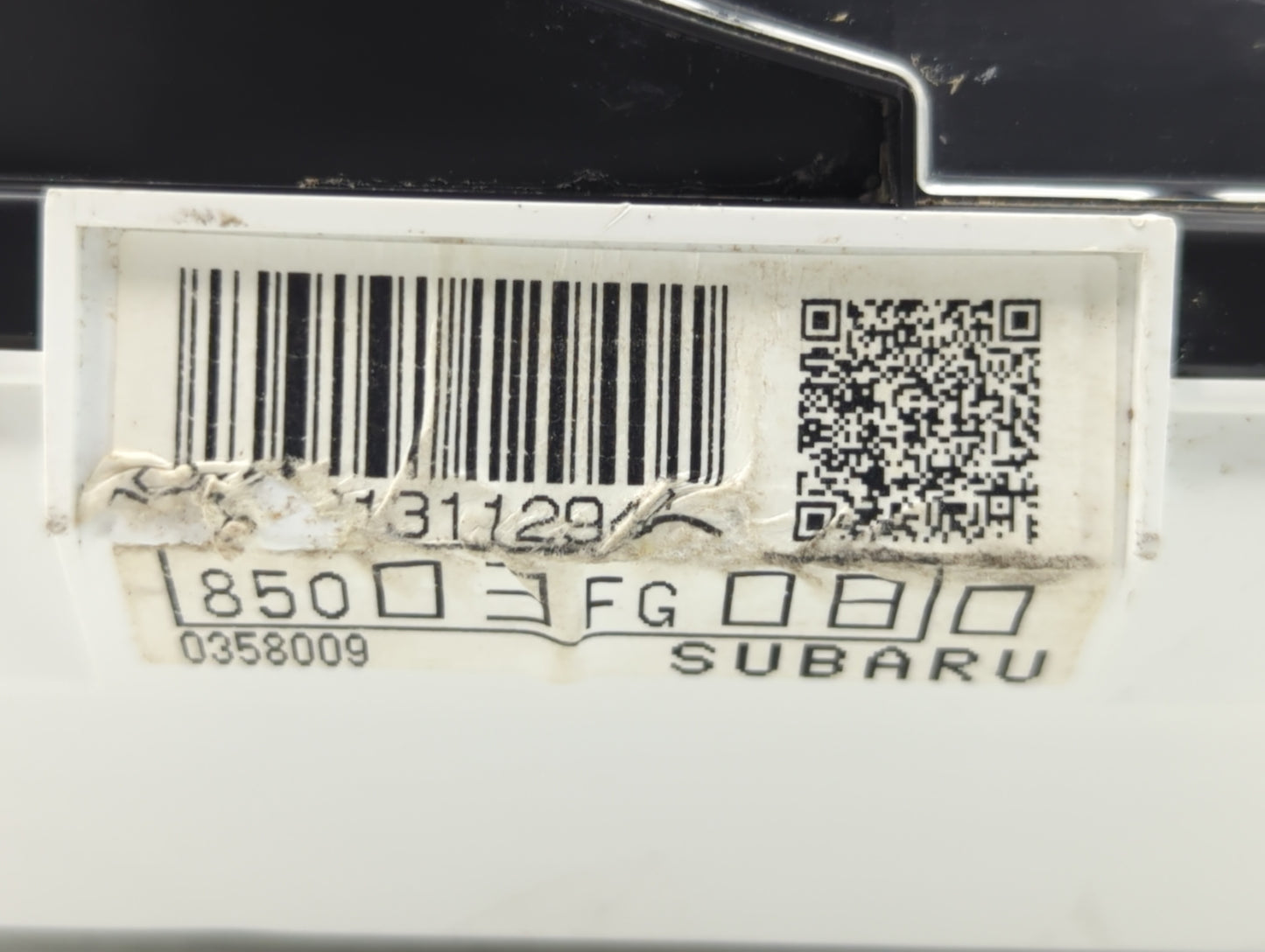 2009 Subaru Impreza Instrument Cluster Speedometer Gauges P/N:85003FG080 Fits OEM Used Auto Parts - Oemusedautoparts1.com