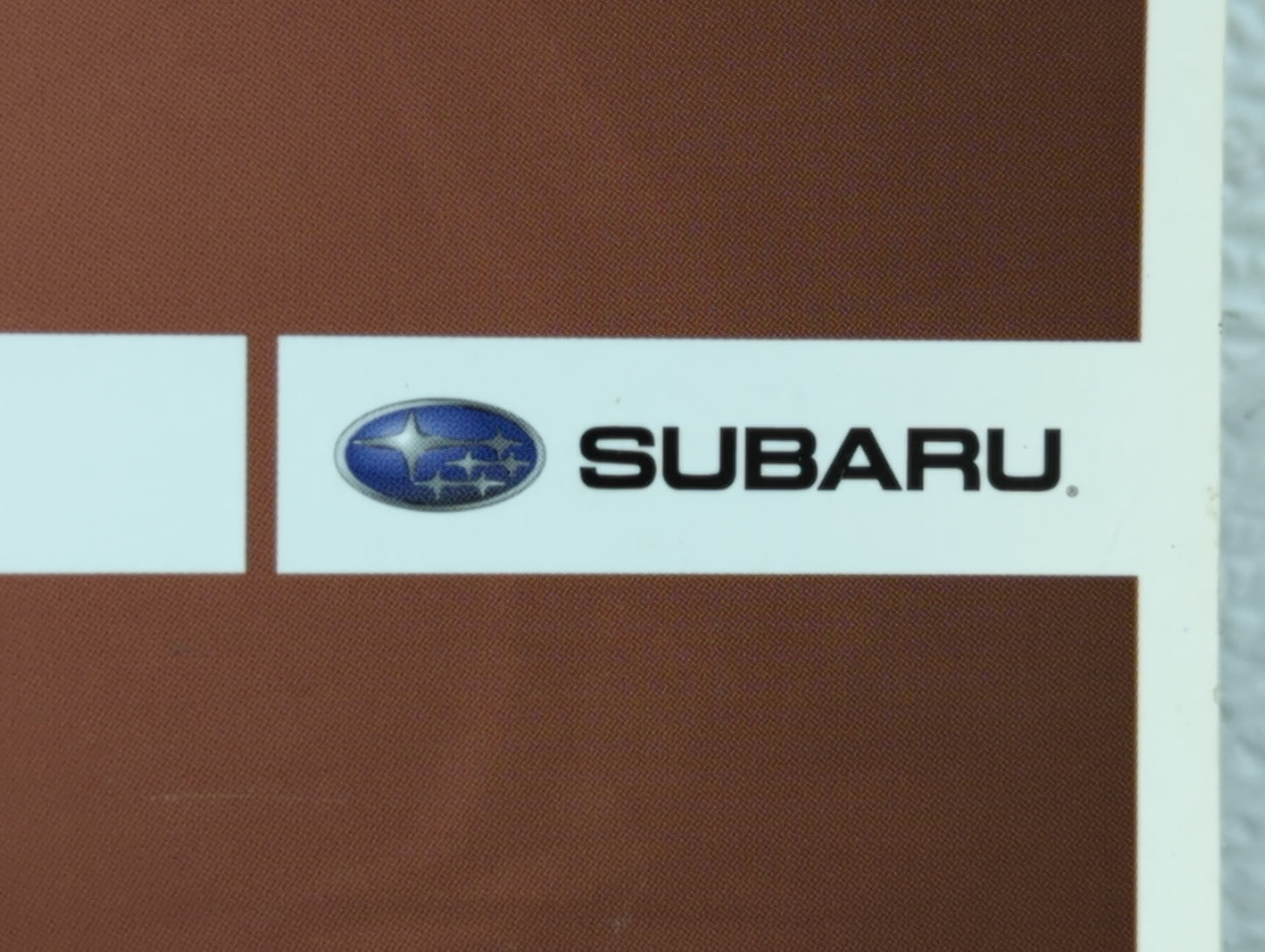 2009 Subaru Impreza Owners Manual Book Guide OEM Used Auto Parts - Oemusedautoparts1.com