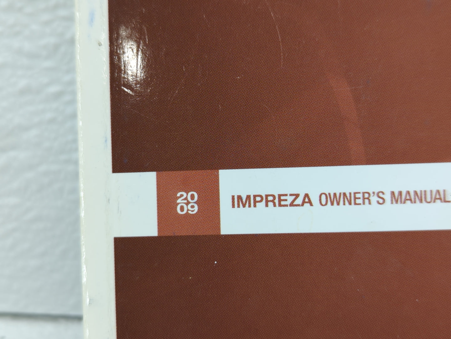 2009 Subaru Impreza Owners Manual Book Guide OEM Used Auto Parts - Oemusedautoparts1.com
