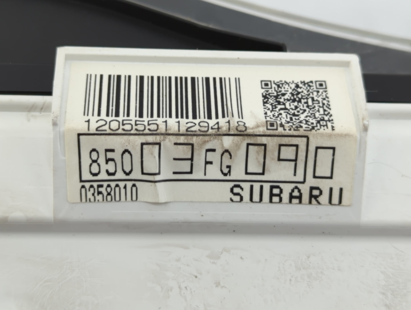 2009 Subaru Impreza Instrument Cluster Speedometer Gauges P/N:85003FG090 Fits OEM Used Auto Parts - Oemusedautoparts1.com