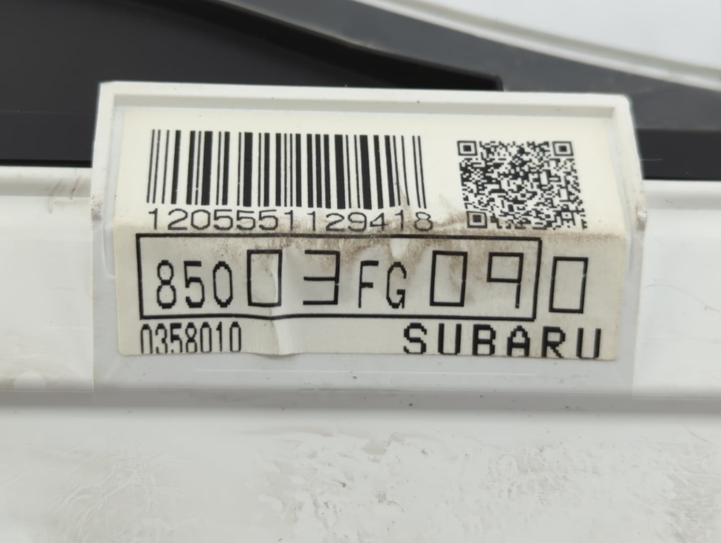 2009 Subaru Impreza Instrument Cluster Speedometer Gauges P/N:85003FG090 Fits OEM Used Auto Parts - Oemusedautoparts1.com