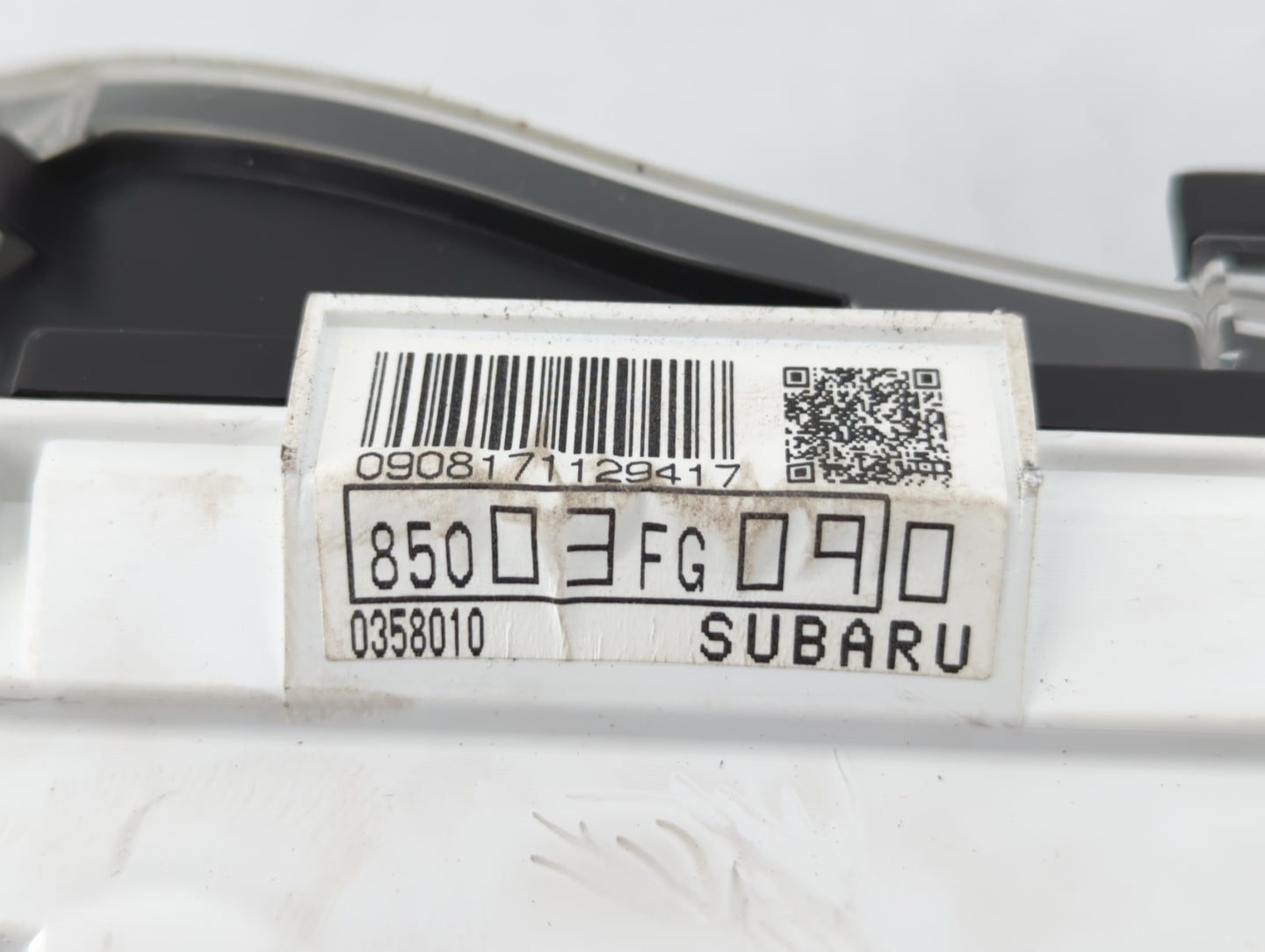 2009 Subaru Impreza Instrument Cluster Speedometer Gauges P/N:85003FG090 Fits OEM Used Auto Parts - Oemusedautoparts1.com