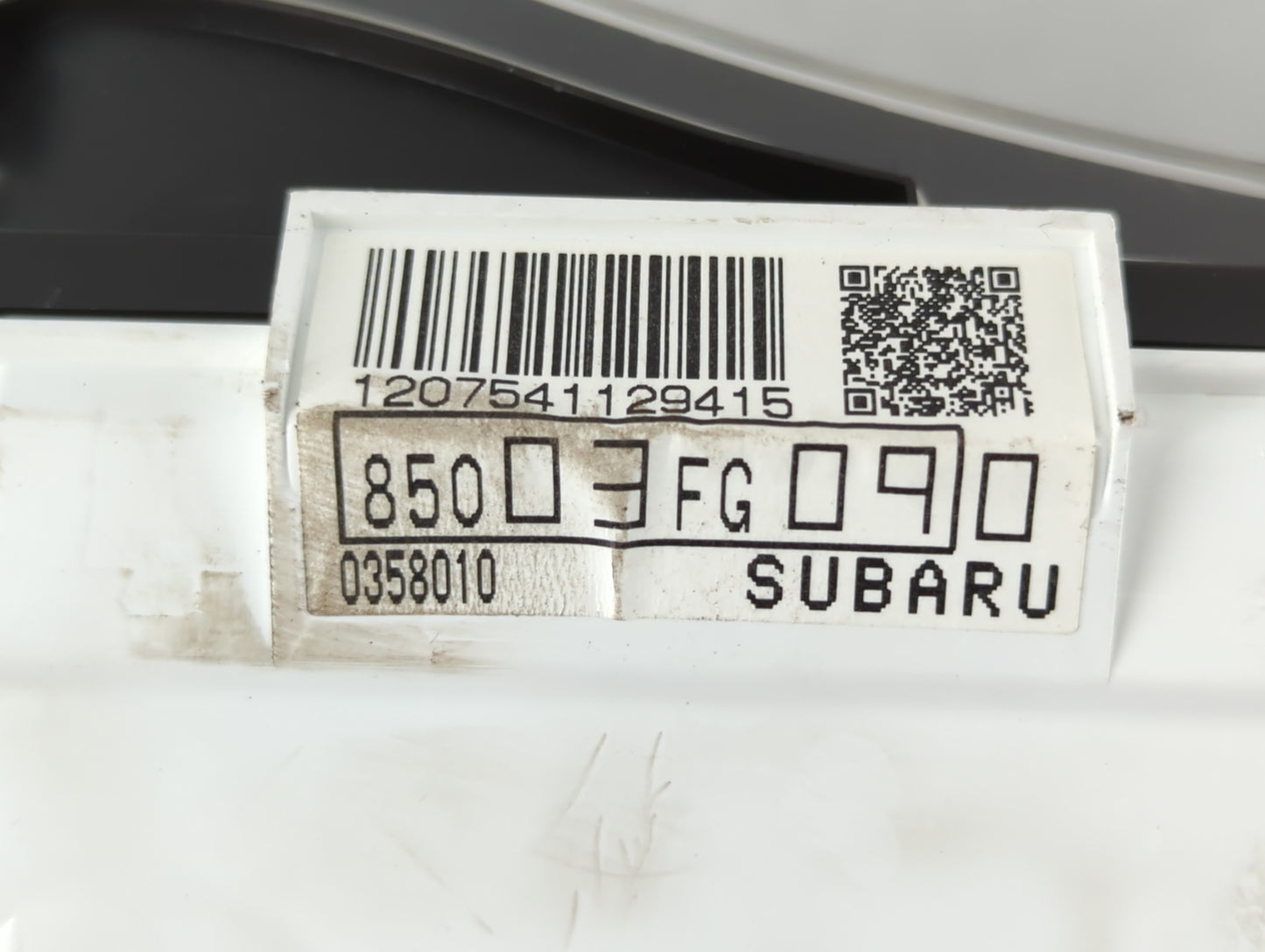 2009 Subaru Impreza Instrument Cluster Speedometer Gauges P/N:0358010 85003FG090 Fits OEM Used Auto Parts - Oemusedautoparts