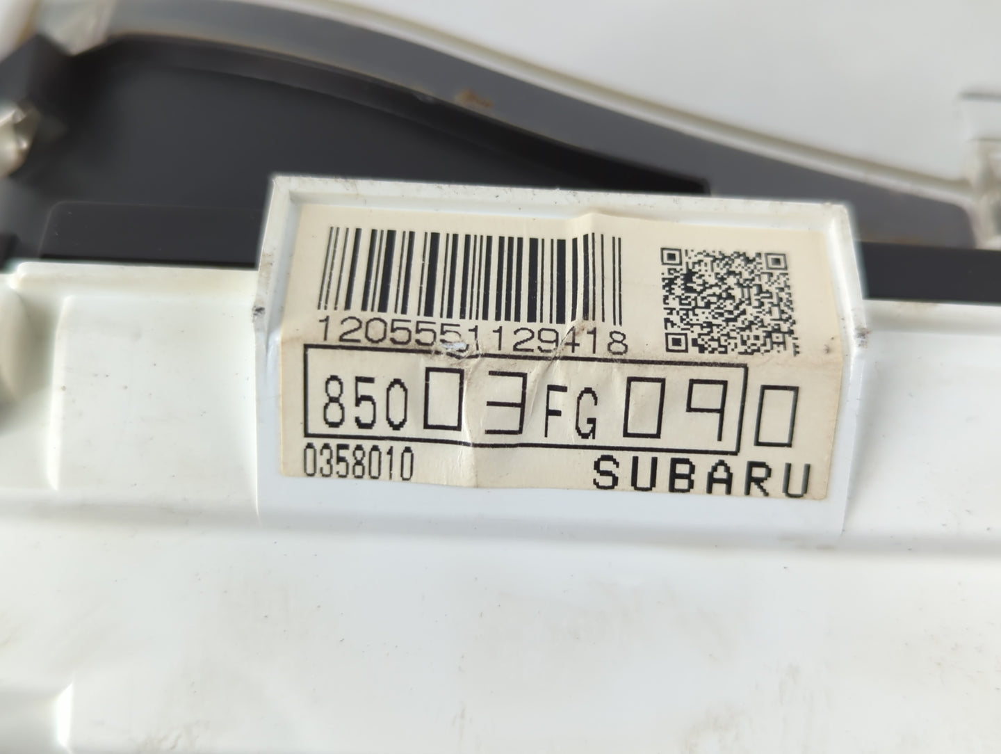 2009 Subaru Impreza Instrument Cluster Speedometer Gauges P/N:85003FG090 85003FG90 Fits OEM Used Auto Parts - Oemusedautopar