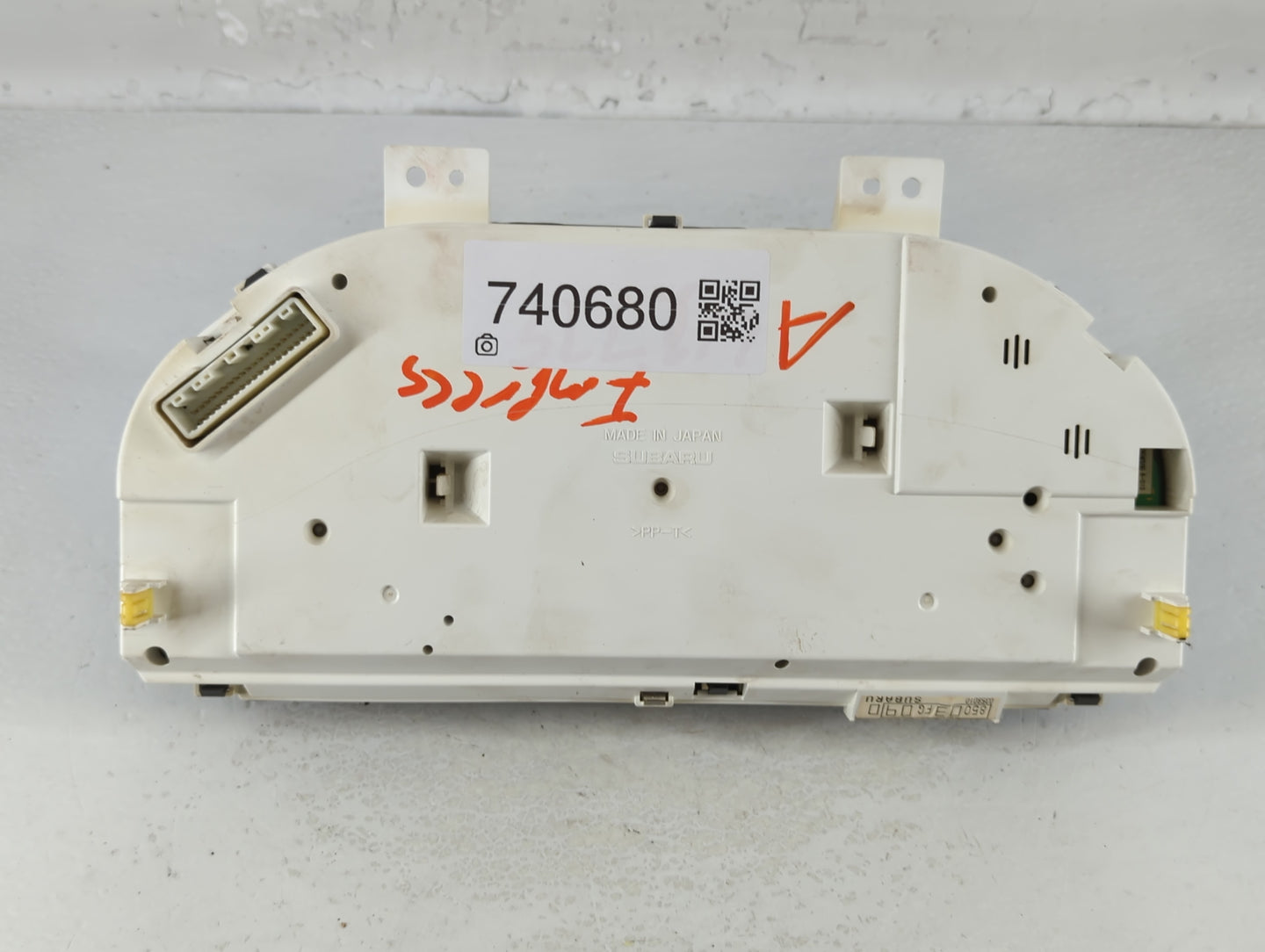 2009 Subaru Impreza Instrument Cluster Speedometer Gauges P/N:85003FG090 85003FG90 Fits OEM Used Auto Parts - Oemusedautopar