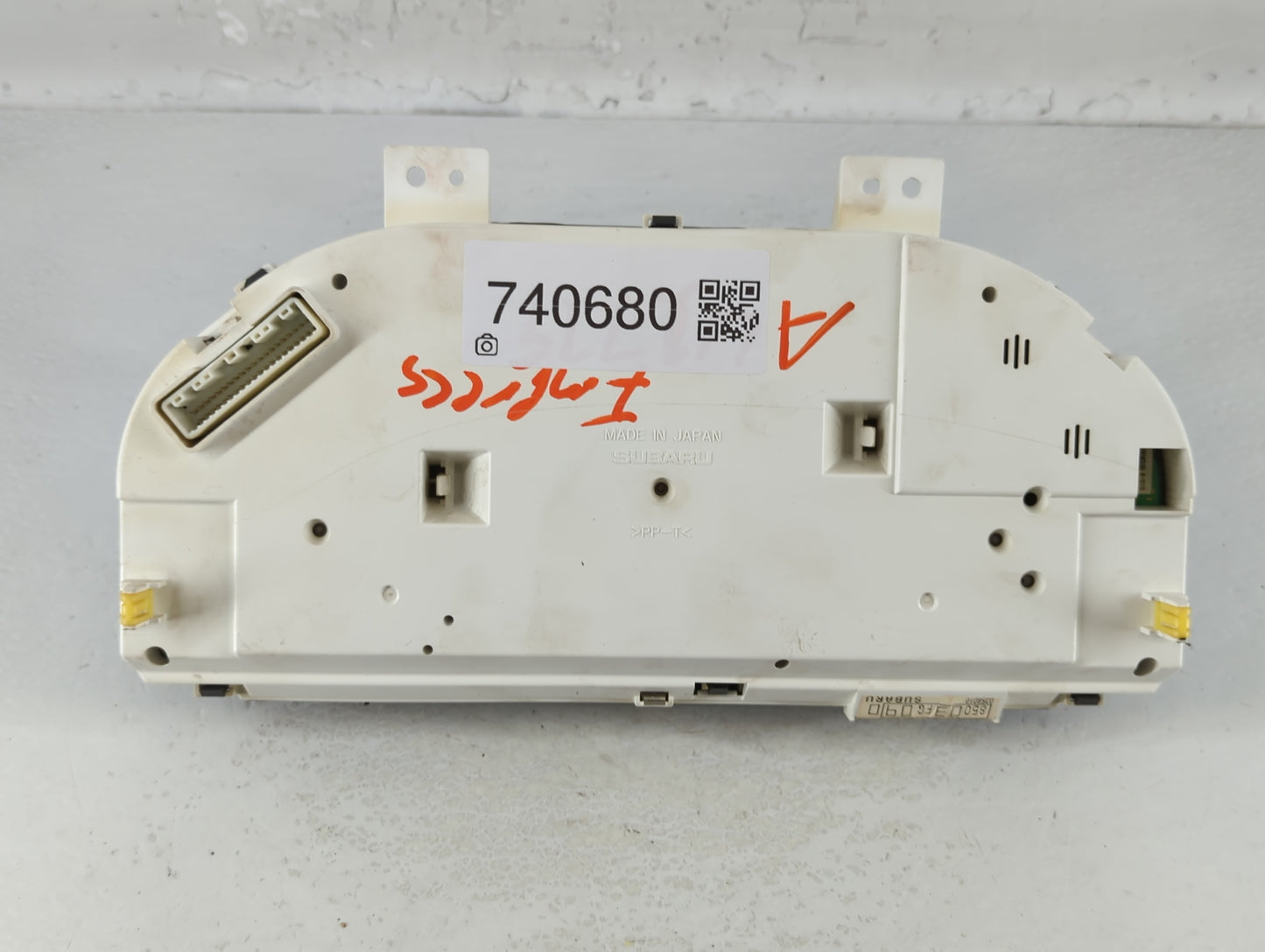 2009 Subaru Impreza Instrument Cluster Speedometer Gauges P/N:85003FG090 85003FG90 Fits OEM Used Auto Parts - Oemusedautopar