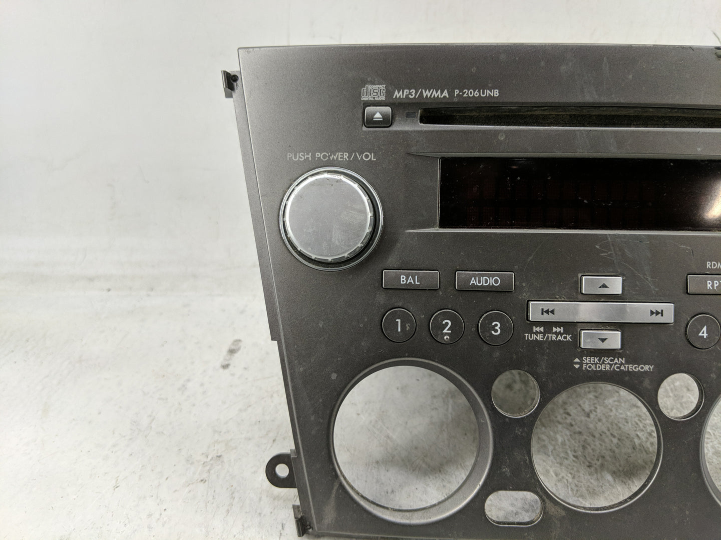 2009 Subaru Legacy Radio AM FM Cd Player Receiver Replacement P/N:86201AG72A Fits OEM Used Auto Parts - Oemusedautoparts1.co