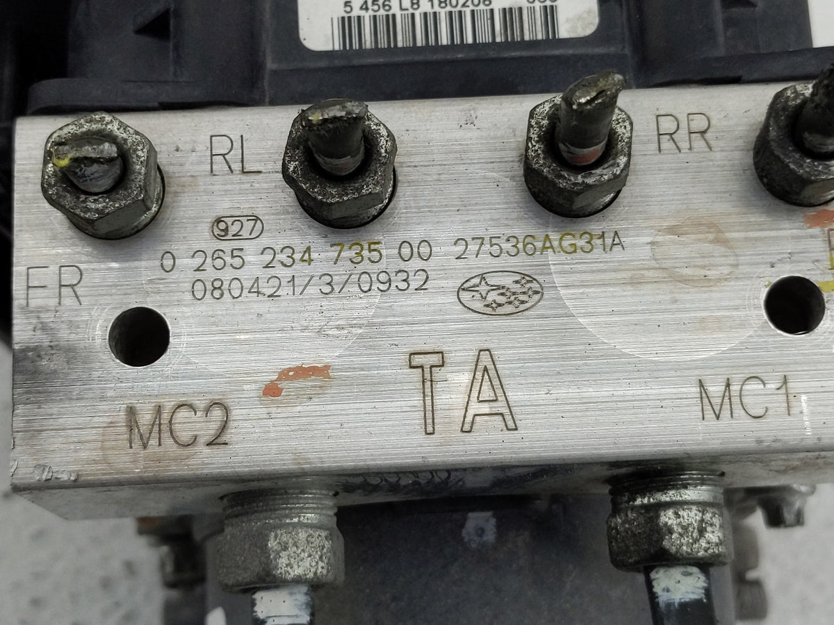 2008-2009 Subaru Legacy Anti-Lock Brake ABS Pump Module Actuator OEM Fits Fits 2008 2009 OEM Used Auto Parts - Oemusedautopa