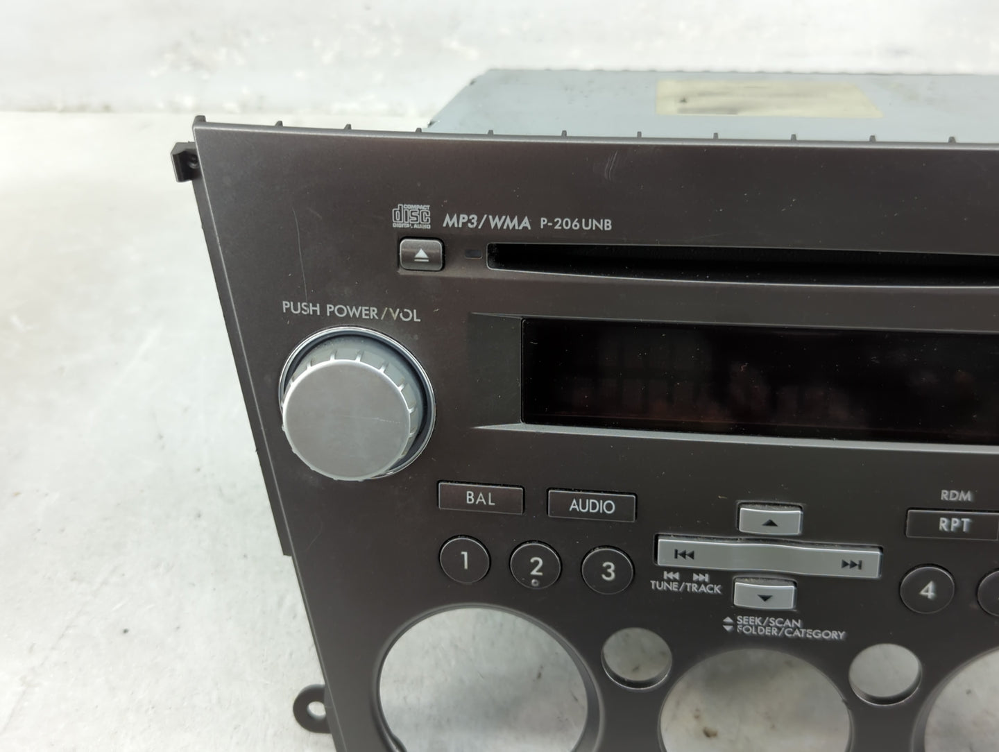 2007-2009 Subaru Legacy Radio AM FM Cd Player Receiver Replacement P/N:86201AG72A CQ-JF1860X Fits Fits 2007 2008 2009 OEM Us