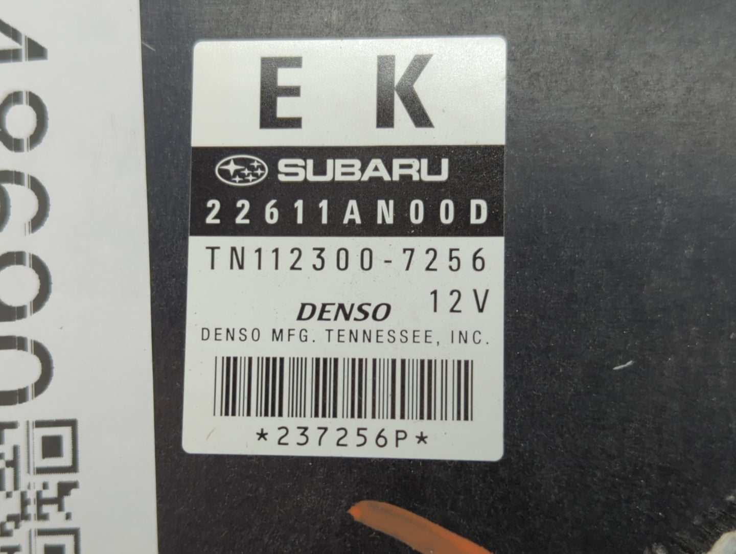 2008-2009 Subaru Legacy PCM Engine Control Computer ECU ECM PCU OEM P/N:22611AN00D TN112300-7256 Fits Fits 2008 2009 OEM Use