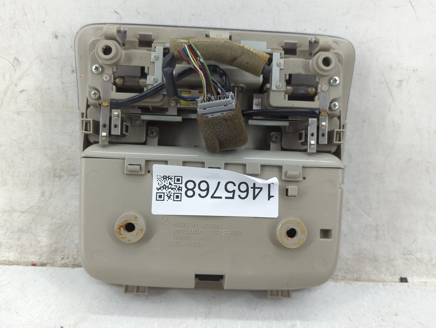 2009 Subaru Legacy Overhead Roof Console Beige - Oemusedautoparts1.com