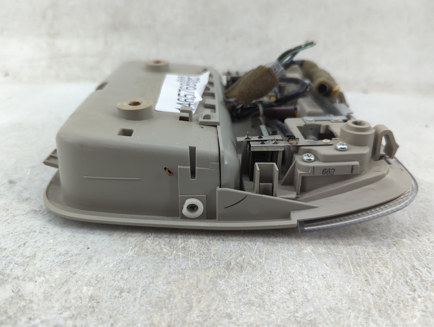 2009 Subaru Legacy Overhead Roof Console Beige - Oemusedautoparts1.com