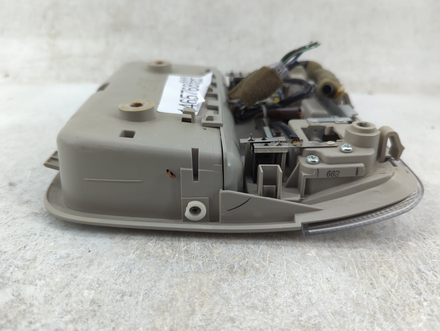 2009 Subaru Legacy Overhead Roof Console Beige - Oemusedautoparts1.com