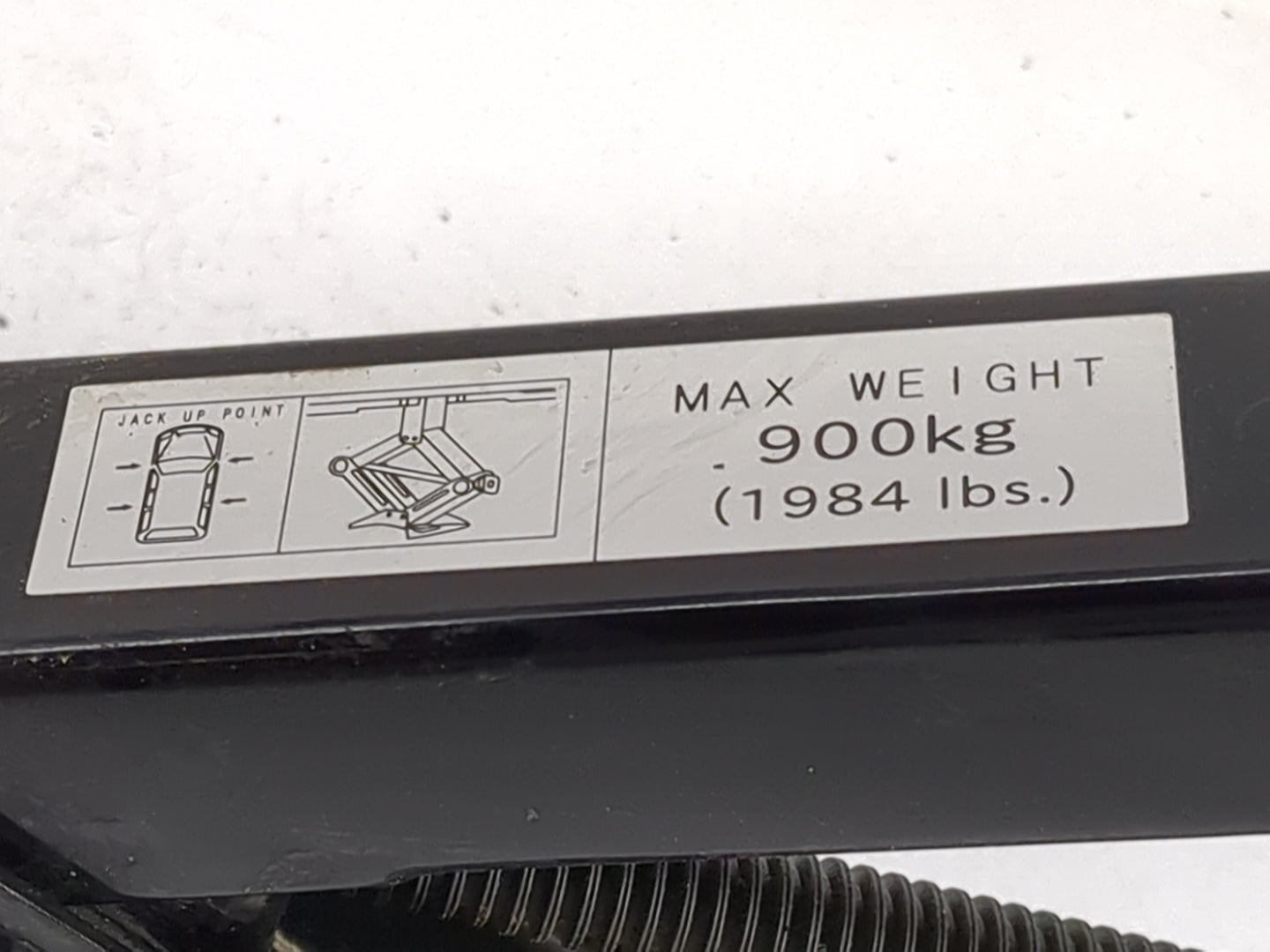2009 Subaru Legacy Spare Scissor Car Jack Black - Oemusedautoparts1.com