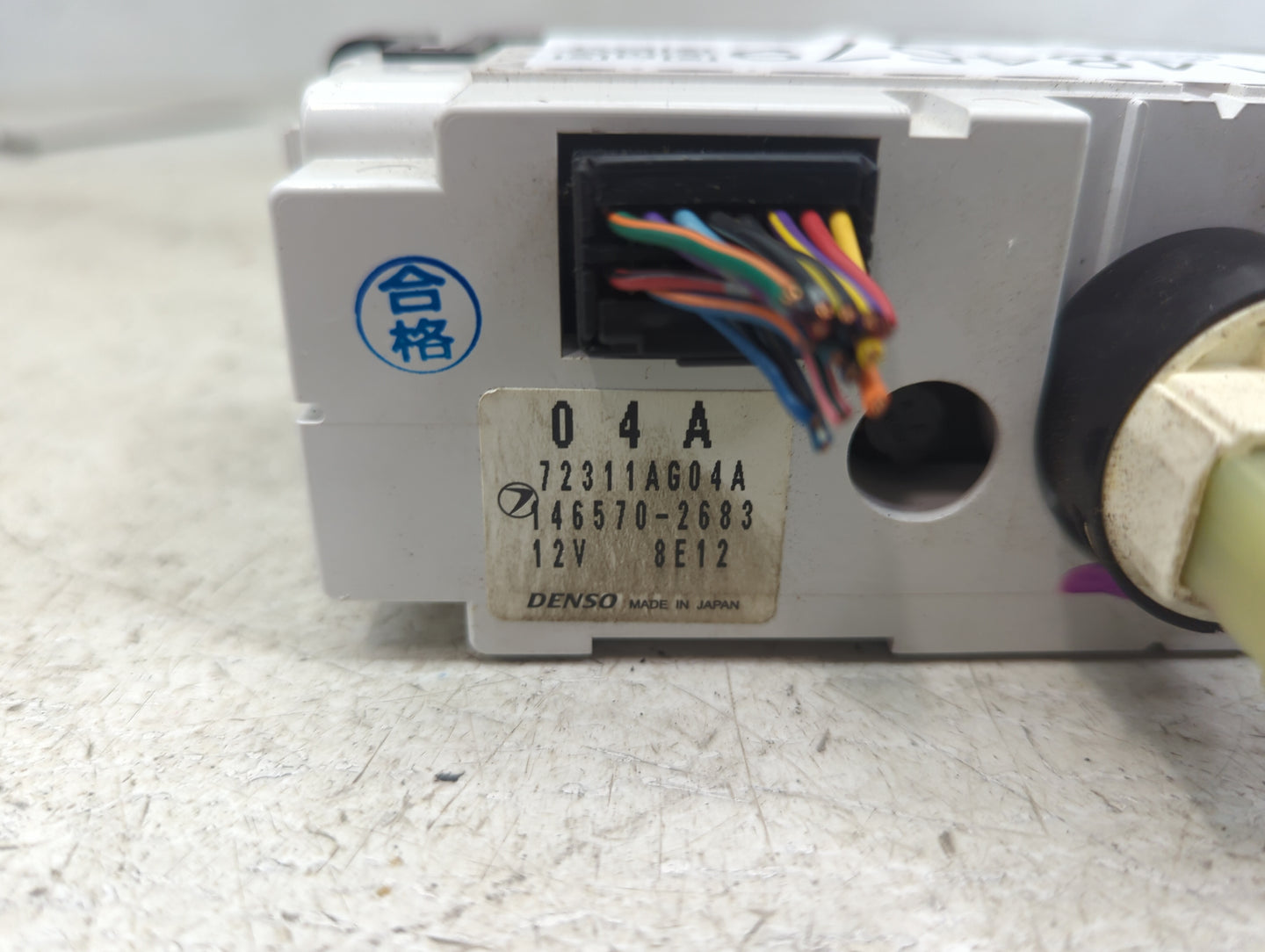 2005-2009 Subaru Legacy Climate Control Module Temperature AC/Heater Replacement P/N:72311AG04A 146570-2683 Fits OEM Used Au