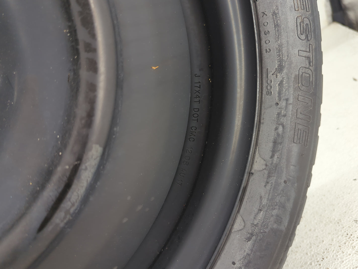 2005-2009 Subaru Legacy Spare Donut Tire Wheel Rim Oem - Oemusedautoparts1.com