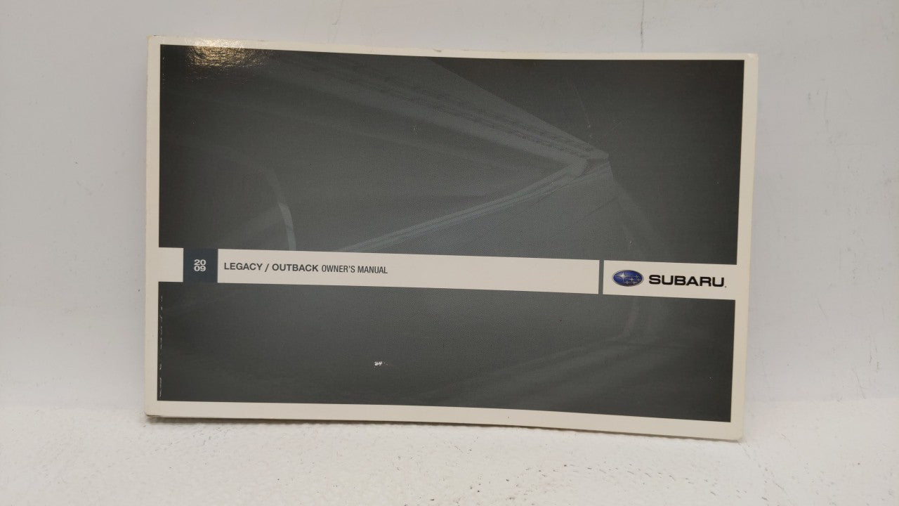 2009 Subaru Legacy Owners Manual Book Guide OEM Used Auto Parts - Oemusedautoparts1.com