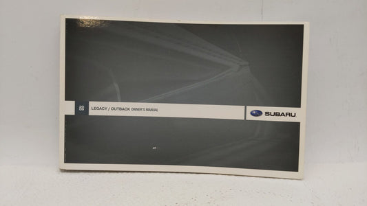 2009 Subaru Legacy Owners Manual Book Guide OEM Used Auto Parts - Oemusedautoparts1.com