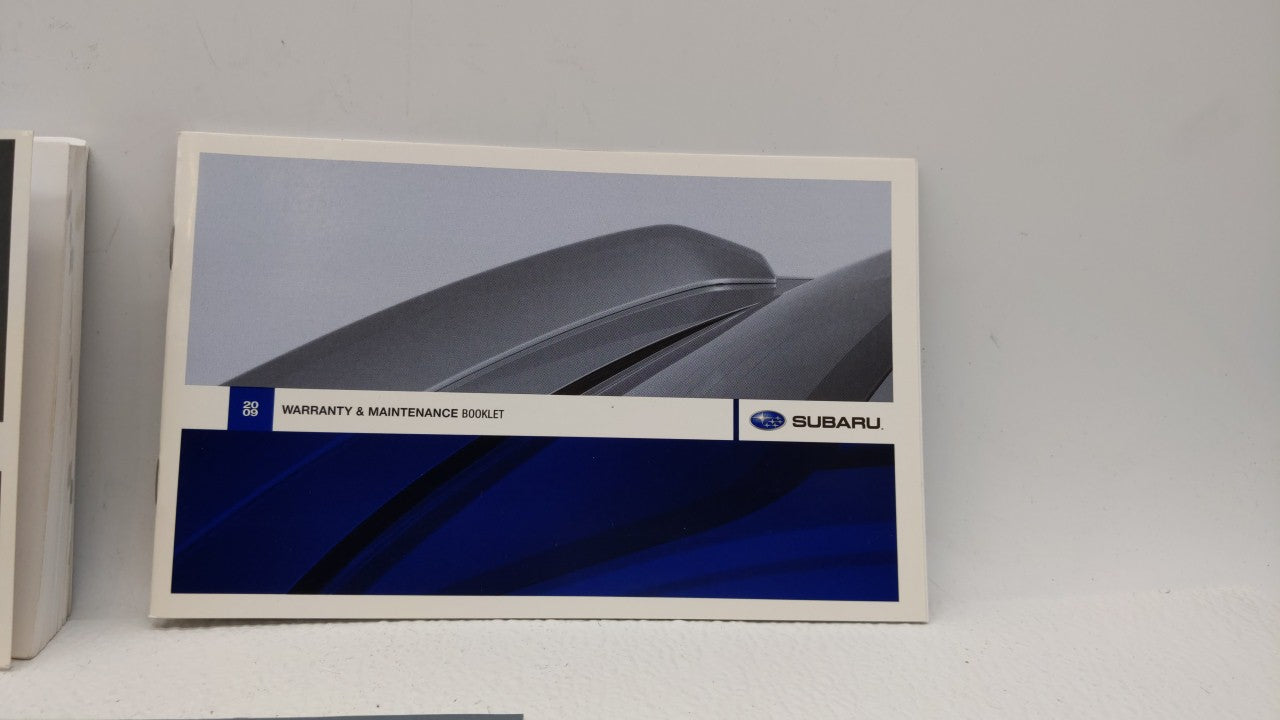 2009 Subaru Legacy Owners Manual Book Guide OEM Used Auto Parts - Oemusedautoparts1.com