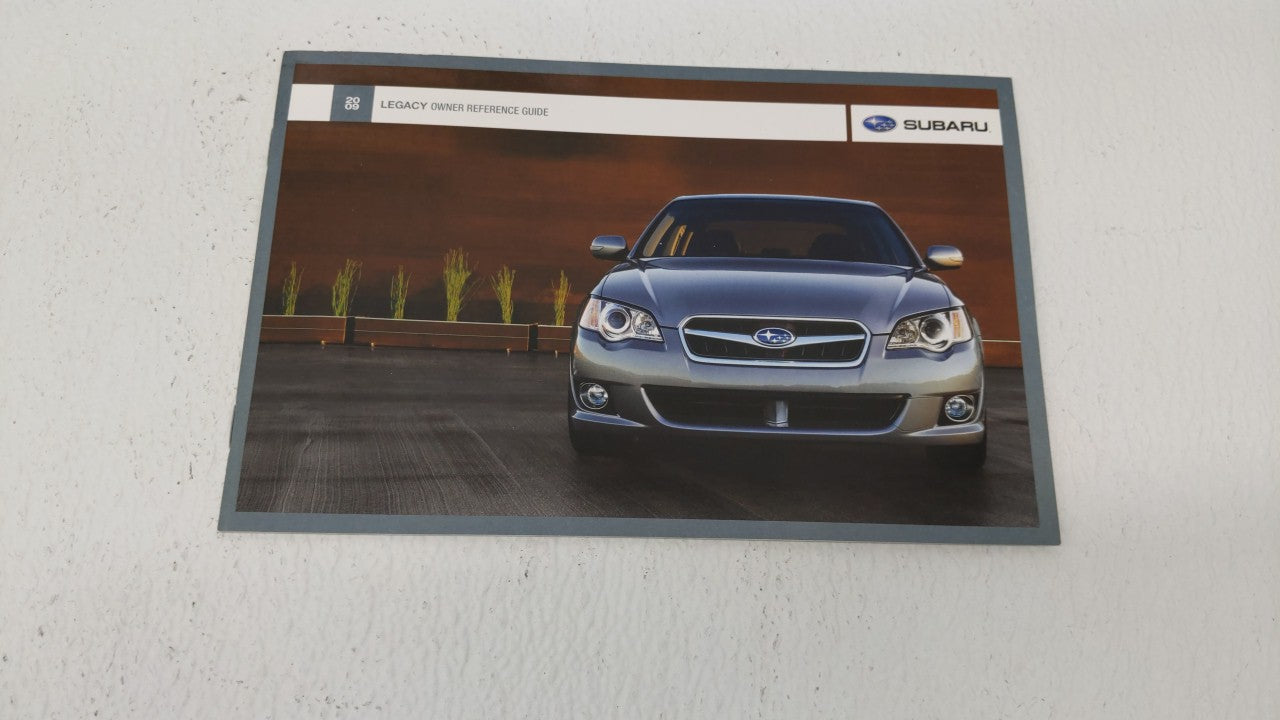 2009 Subaru Legacy Owners Manual Book Guide OEM Used Auto Parts - Oemusedautoparts1.com