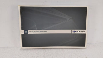 2009 Subaru Legacy Owners Manual Book Guide OEM Used Auto Parts - Oemusedautoparts1.com