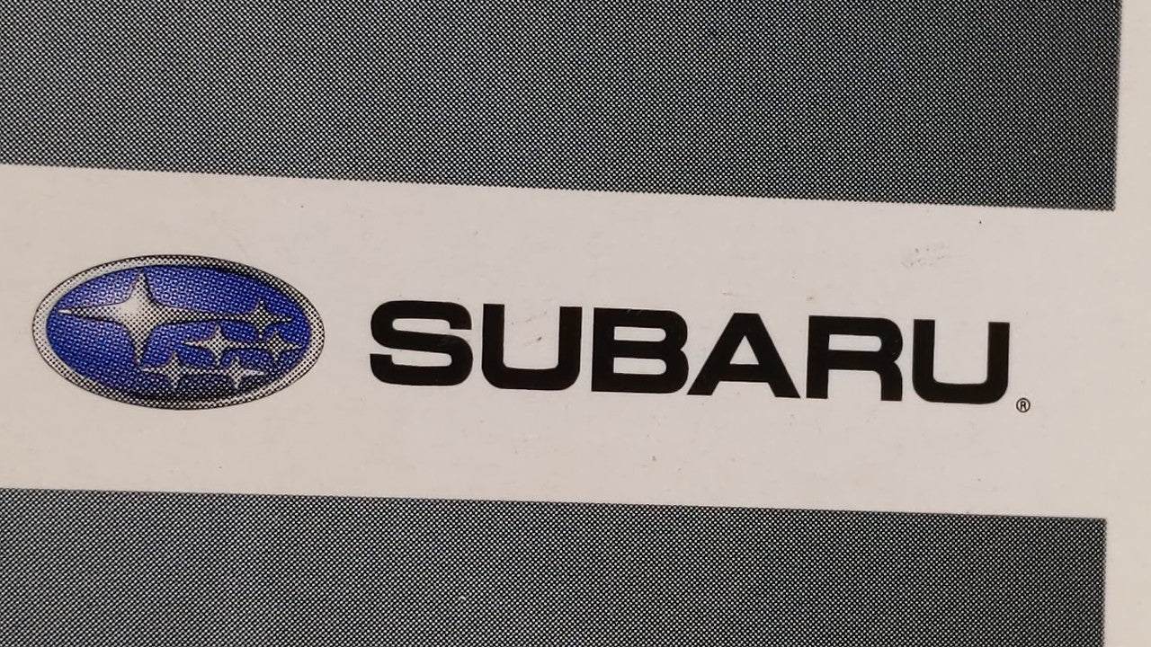 2009 Subaru Legacy Owners Manual Book Guide OEM Used Auto Parts - Oemusedautoparts1.com