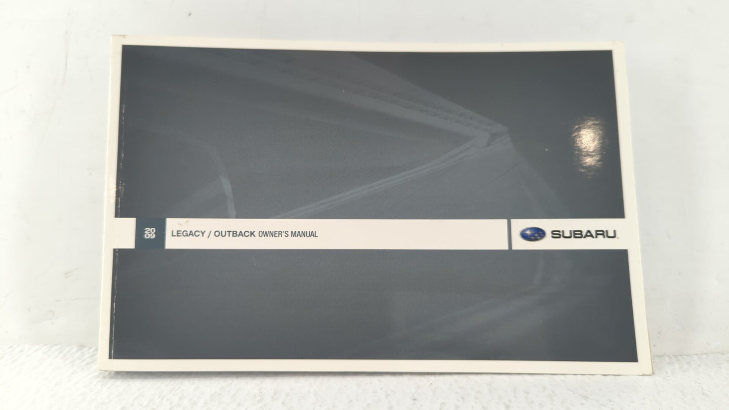 2009 Subaru Legacy Owners Manual Book Guide OEM Used Auto Parts - Oemusedautoparts1.com