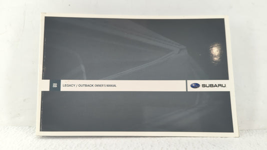 2009 Subaru Legacy Owners Manual Book Guide OEM Used Auto Parts - Oemusedautoparts1.com