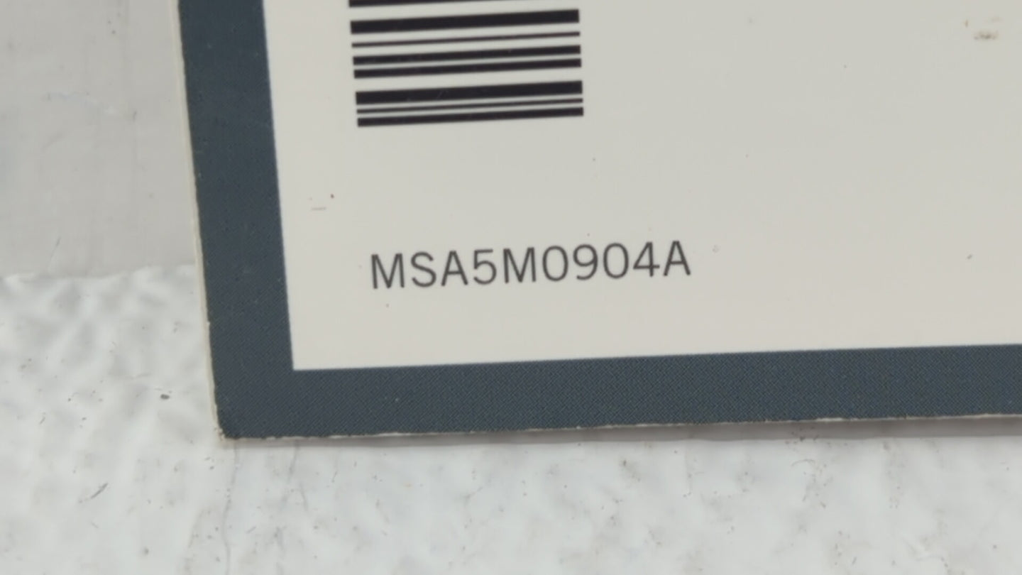 2009 Subaru Legacy Owners Manual Book Guide OEM Used Auto Parts - Oemusedautoparts1.com