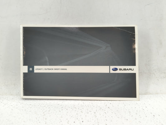 2009 Subaru Legacy Owners Manual Book Guide OEM Used Auto Parts - Oemusedautoparts1.com