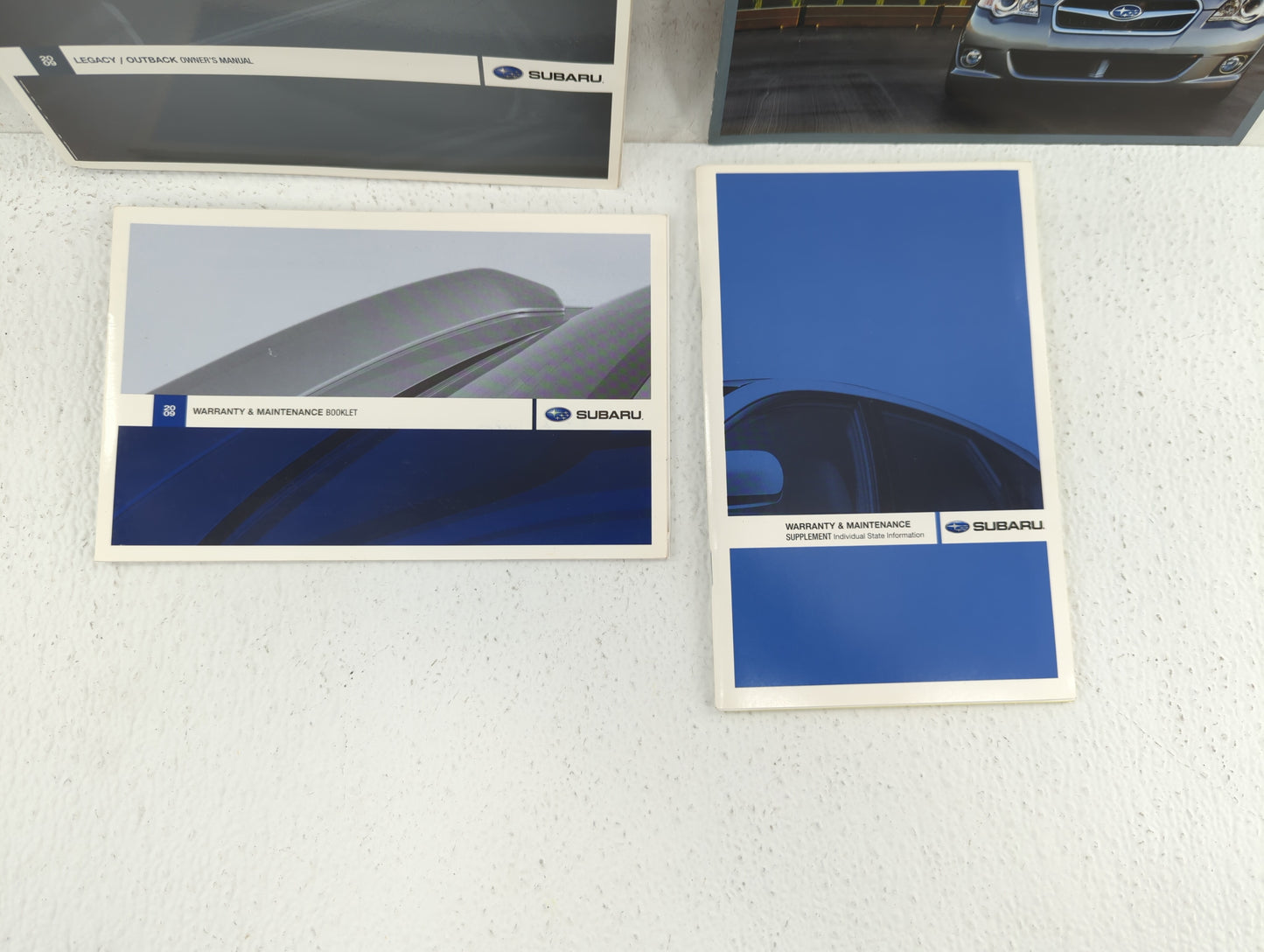 2009 Subaru Legacy Owners Manual Book Guide OEM Used Auto Parts - Oemusedautoparts1.com