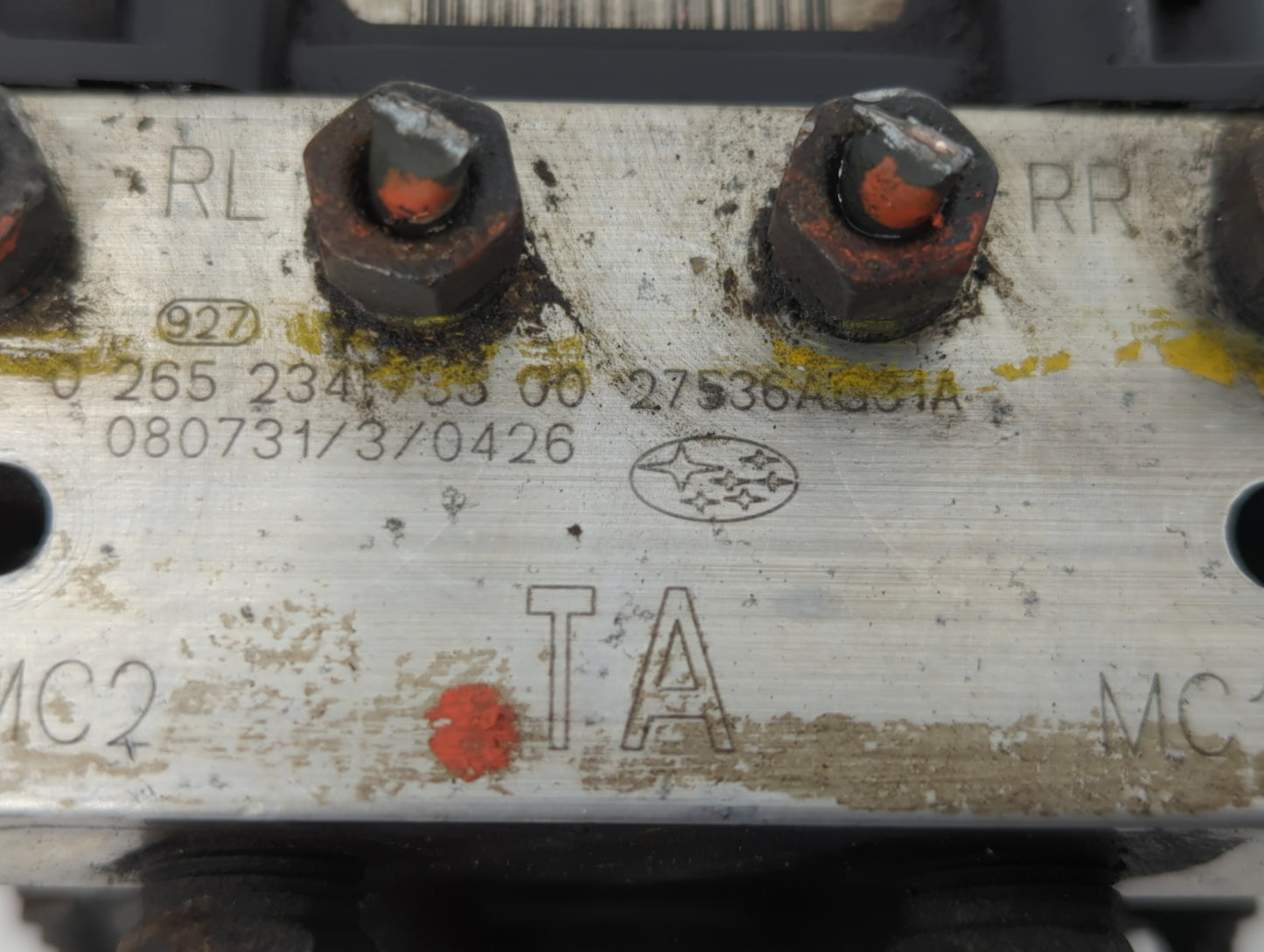 2008-2009 Subaru Legacy ABS Pump Control Module Replacement P/N:27534AG14A Fits Fits 2008 2009 OEM Used Auto Parts - Oemused