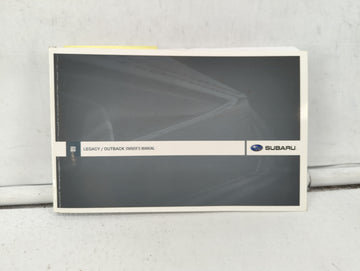 2009 Subaru Legacy Owners Manual Book Guide OEM Used Auto Parts - Oemusedautoparts1.com