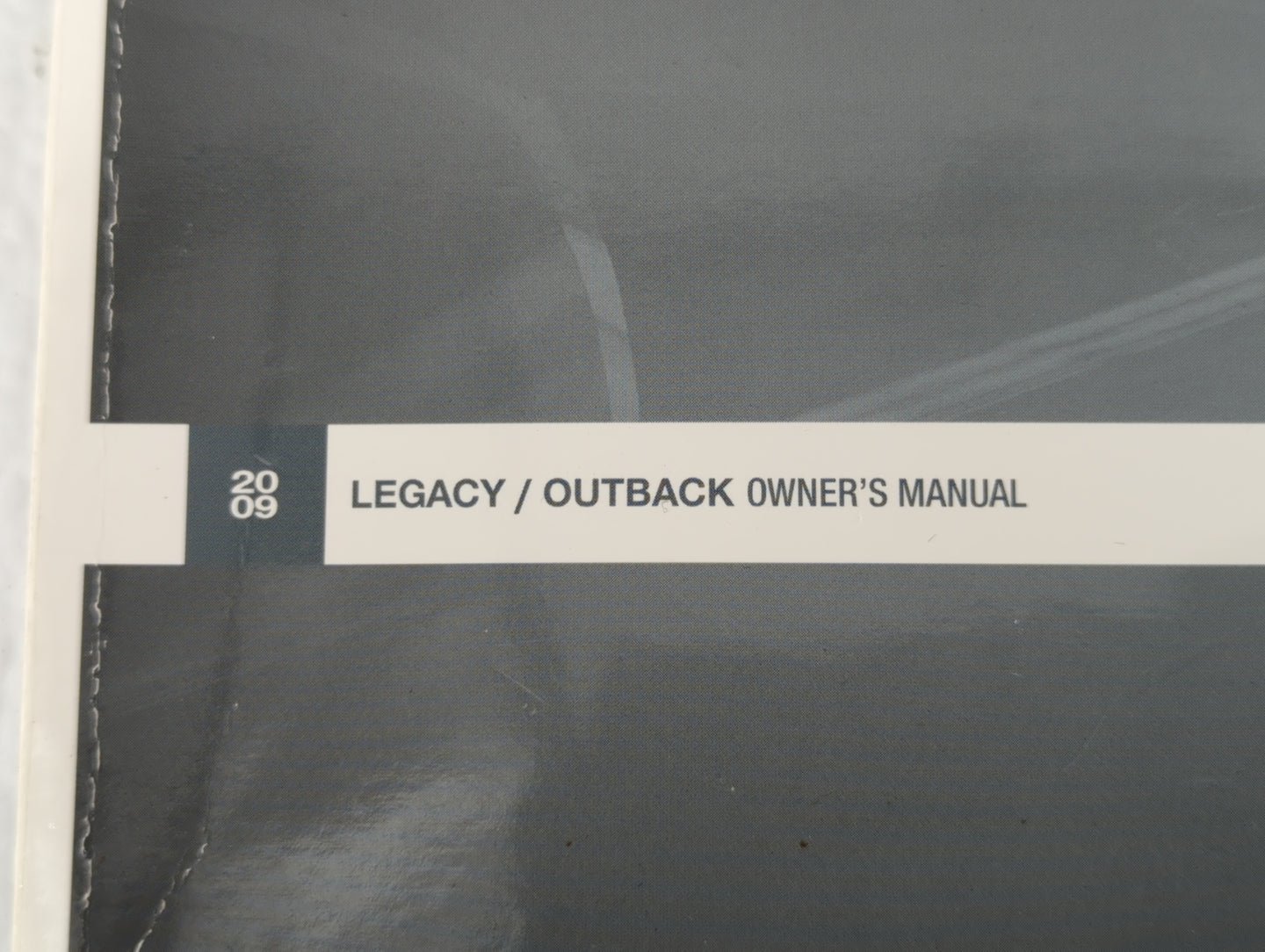 2009 Subaru Legacy Owners Manual Book Guide OEM Used Auto Parts - Oemusedautoparts1.com