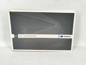 2009 Subaru Legacy Owners Manual Book Guide OEM Used Auto Parts - Oemusedautoparts1.com