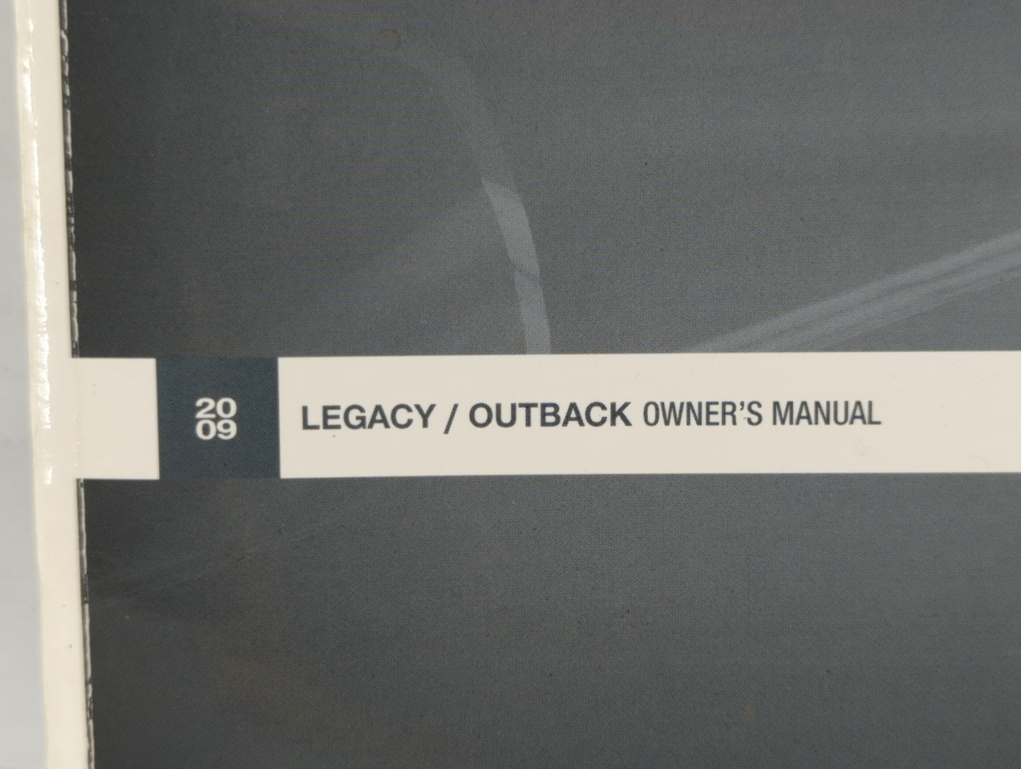 2009 Subaru Legacy Owners Manual Book Guide OEM Used Auto Parts - Oemusedautoparts1.com
