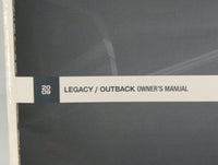 2009 Subaru Legacy Owners Manual Book Guide OEM Used Auto Parts - Oemusedautoparts1.com