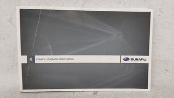 compare product 2009 Subaru Legacy Owners Manual Book Guide OEM Used Auto Parts