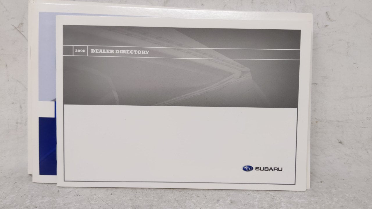 2009 Subaru Legacy Owners Manual Book Guide OEM Used Auto Parts - Oemusedautoparts1.com