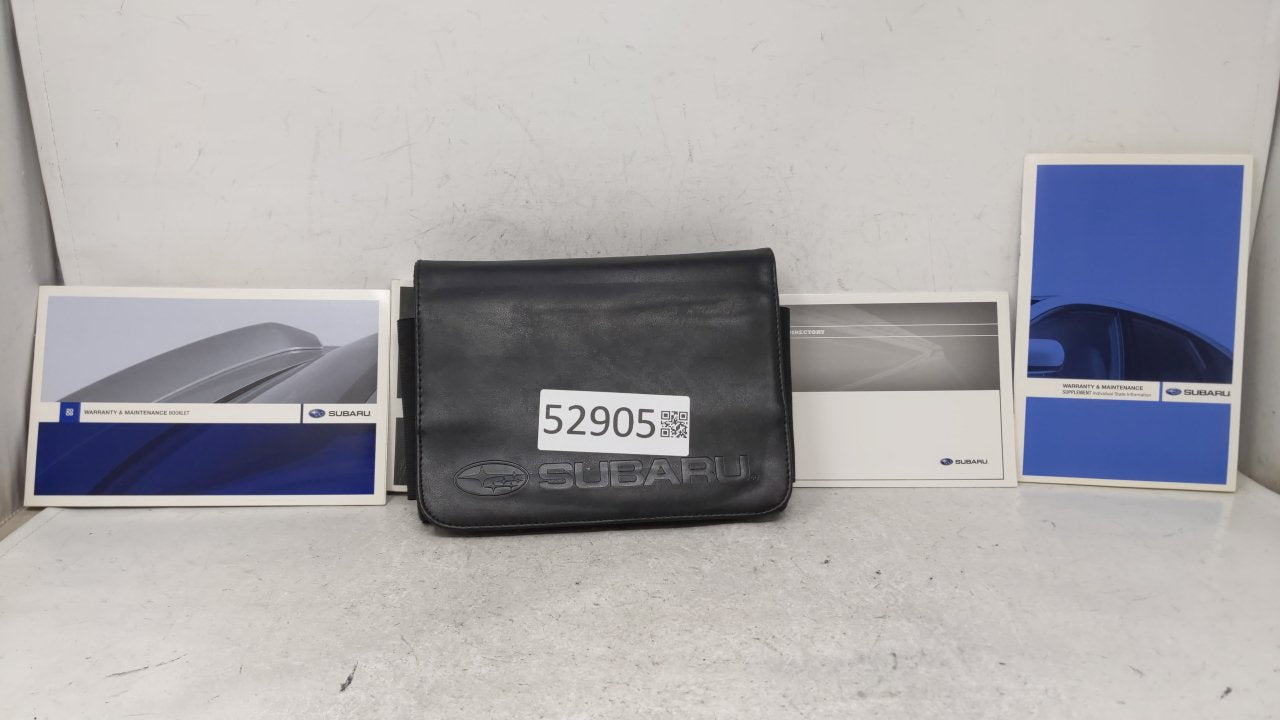 2009 Subaru Legacy Owners Manual Book Guide OEM Used Auto Parts - Oemusedautoparts1.com