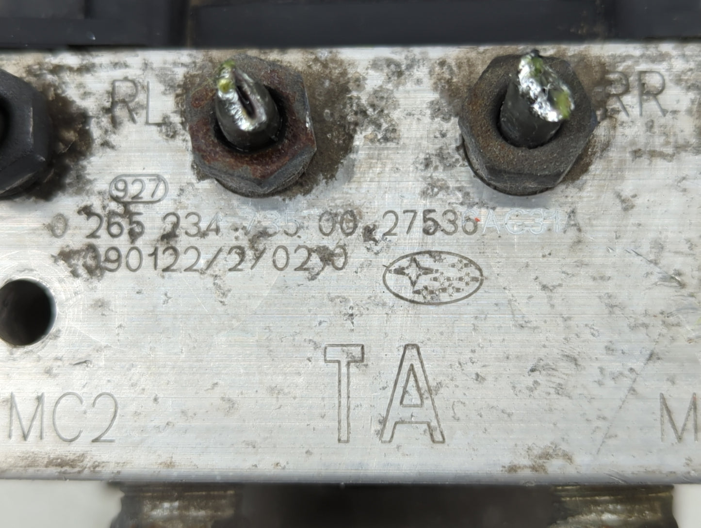 2008-2009 Subaru Legacy ABS Pump Control Module Replacement P/N:265 234 735 00 Fits Fits 2008 2009 OEM Used Auto Parts - Oem