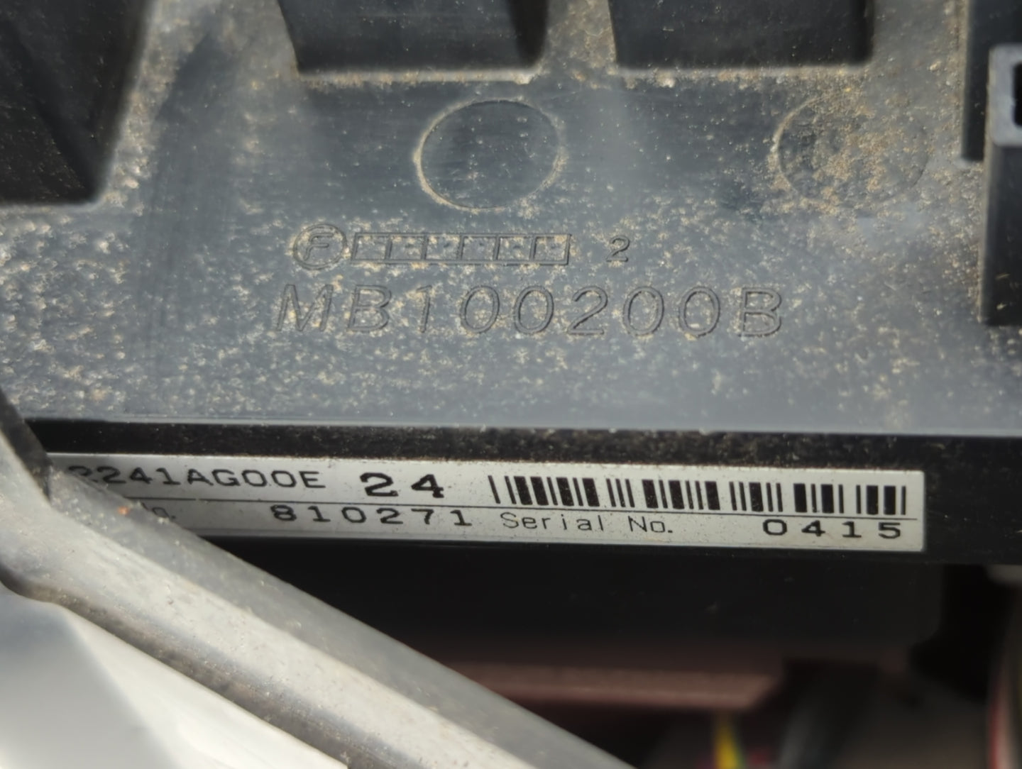 2006-2009 Subaru Legacy Fusebox Fuse Box Panel Relay Module P/N:MB100200B Fits Fits 2006 2007 2008 2009 OEM Used Auto Parts 